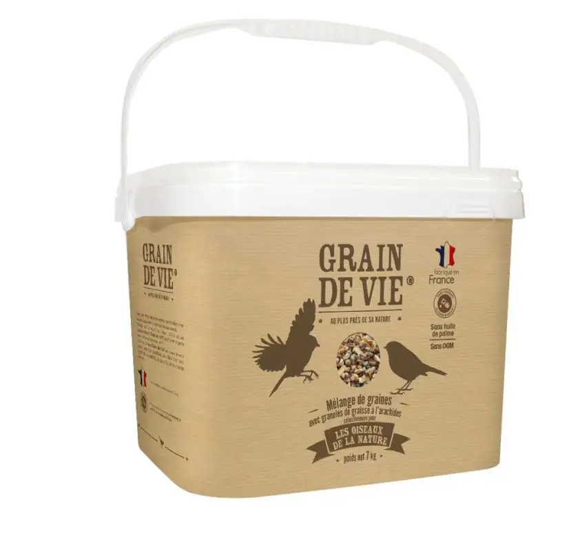 Mélange de graines pour oiseaux Grain de Vie – 7 kg Prix Réduit