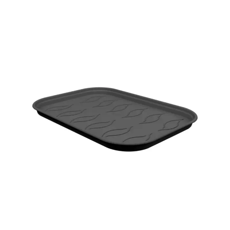 Seulement Aujourd&rsquo;hui Soucoupe noire taille S pour plateau de culture 16,6 x 23,6 cm