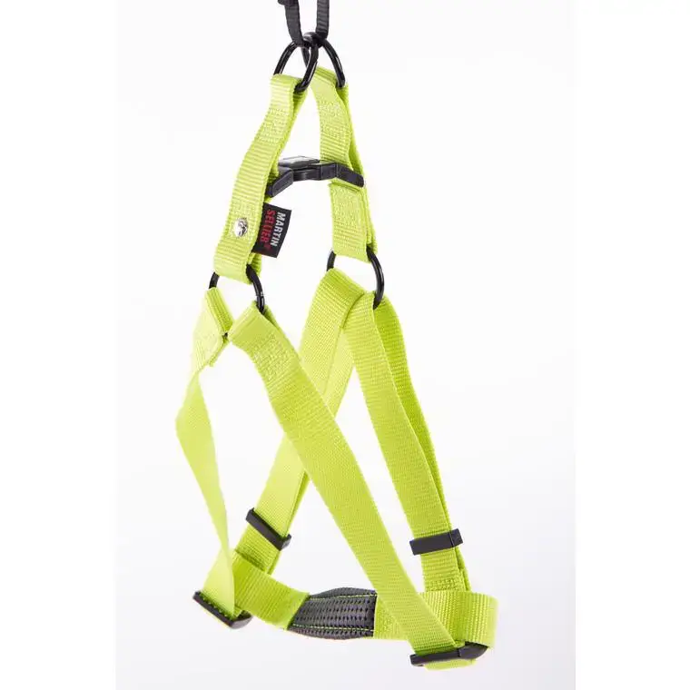 Top Vente Harnais baudrier réglable vert citron pour chien – 2,5×70/90 cm