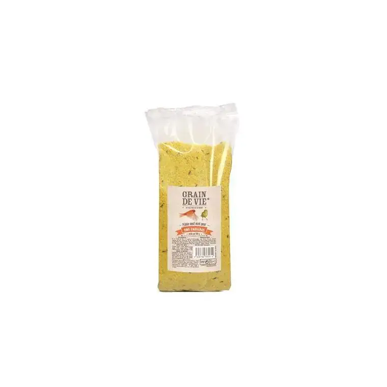 Pâtée élevage aux œufs et aux miel pour canaris Grain de Vie – 350 g Nouvelle Collection