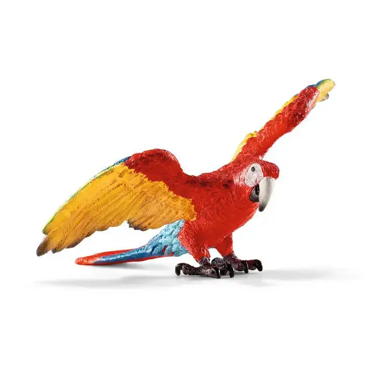 Figurine Ara Série Animaux Sauvages 8,3×8,4×5,3 cm Retour Gratuit