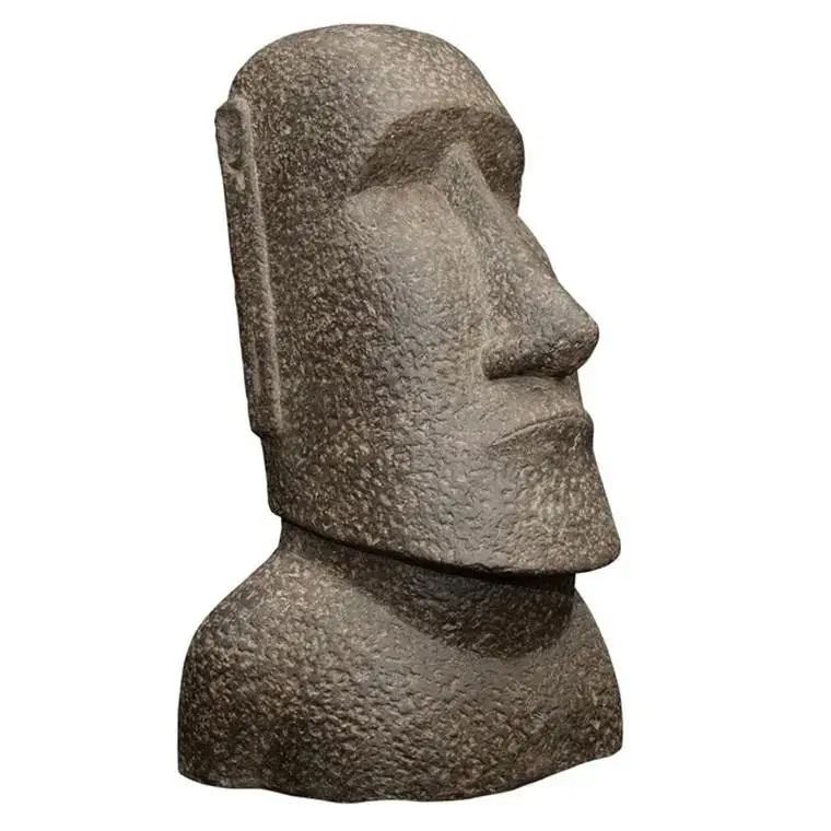 Acheter En Ligne Statue de jardin Moai H 30 cm