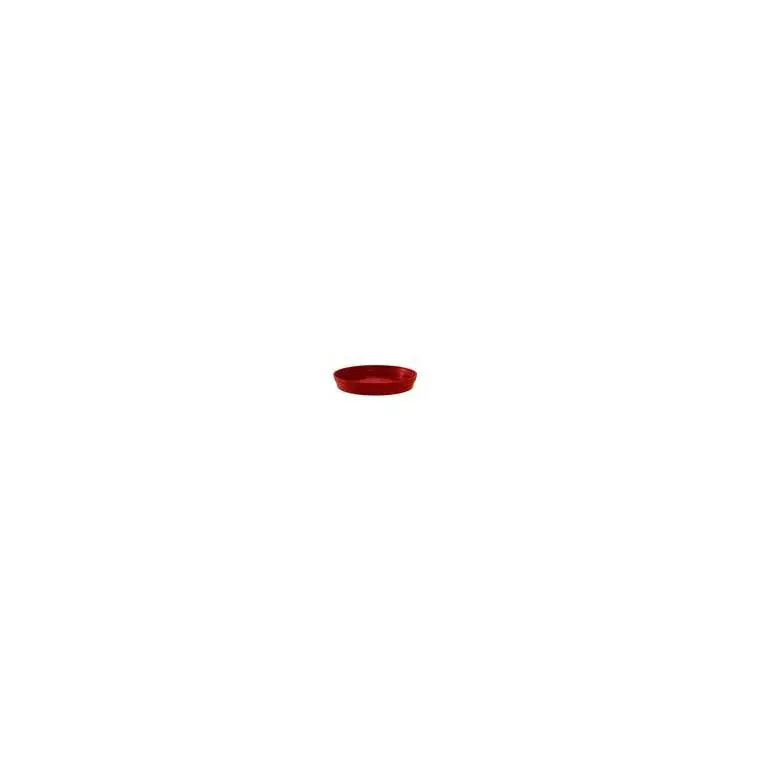 Soucoupe Toscane Rouge rubis D.18,5 x H3,6 cm Certifié