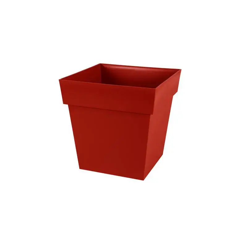 Offre Limitée Pot Toscane Rouge rubis L.39×39 x H.39 cm 38 litres