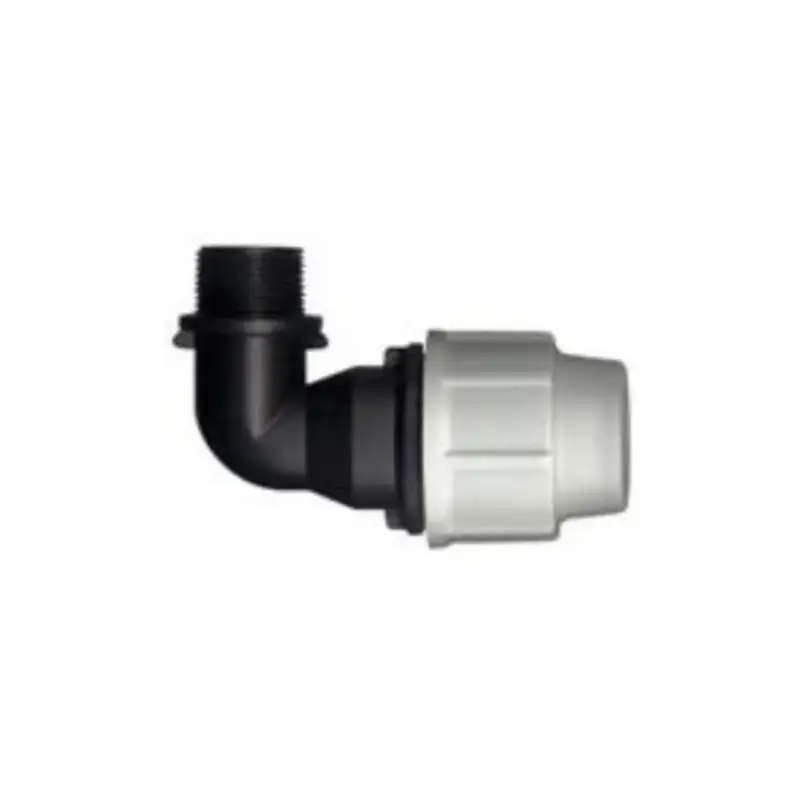 Promotion Raccord de compression avec coude fileté Plasson 20 x 27 x Ø 20 mm