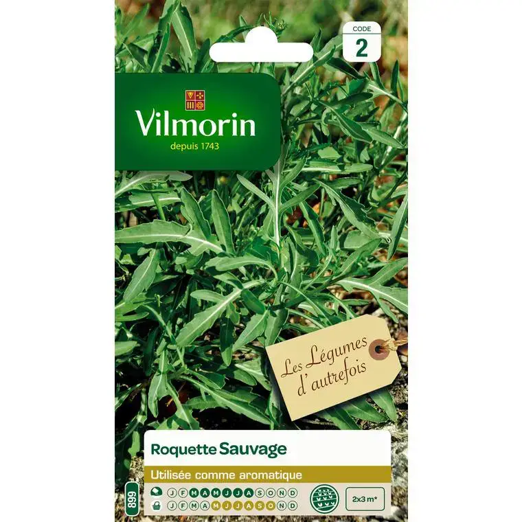 Retour Gratuit Graines de roquette sauvage Vilmorin – graines à semer