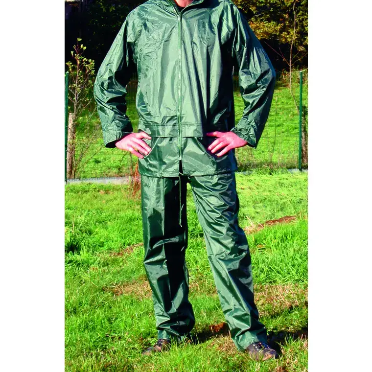 Tenue de pluie verte Instant nature Averse – Taille L Affaire À Saisir