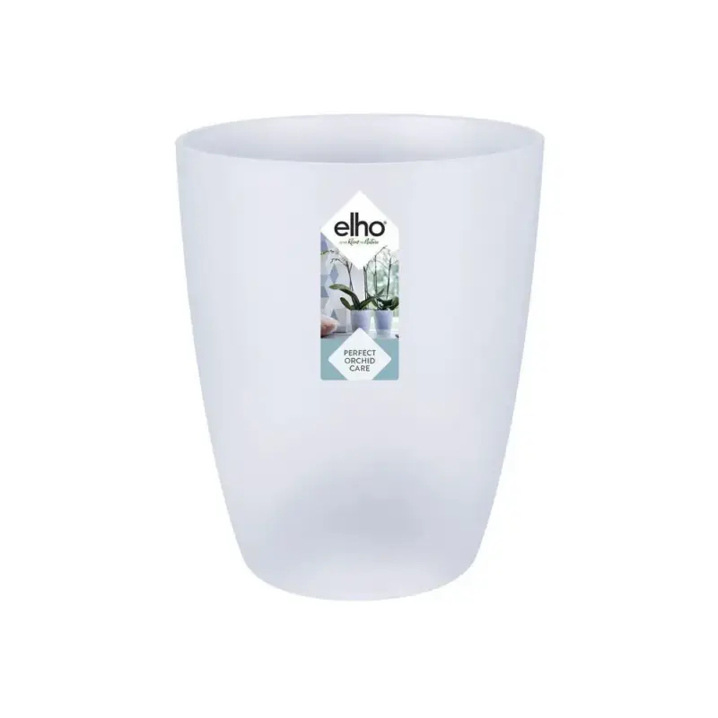 Cache-pot Brussels Orchidées haut Ø 12,5 x H 15,2 cm Polypropylène injecté Must-Have