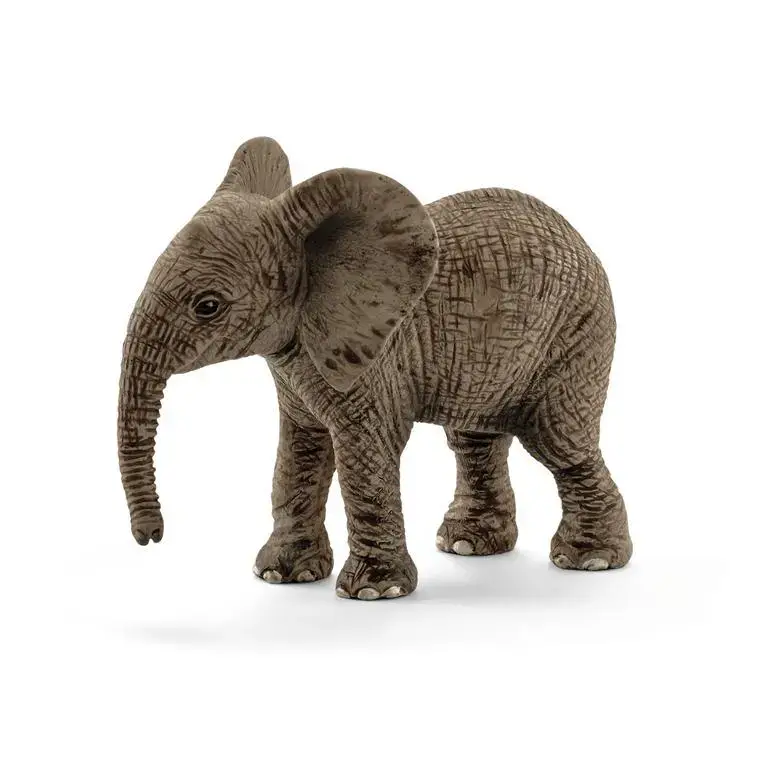 Pas Cher Figurine Éléphanteau d’Afrique Série Animaux sauvages 6,8×3,5×5,5 cm