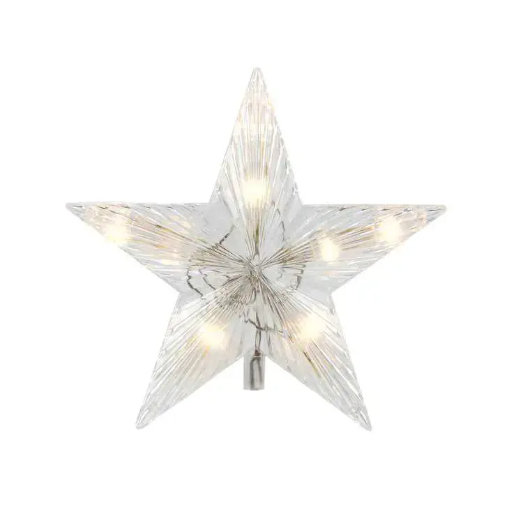 Nouvel Arrivage Etoile lumineuse LED à lumière fixe blanc chaud sur secteur – 0,2 m