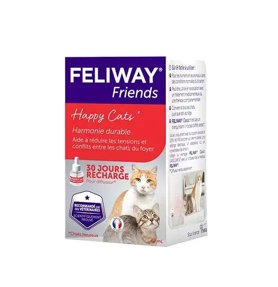 Retour Gratuit Feliway friends recharge pour chat