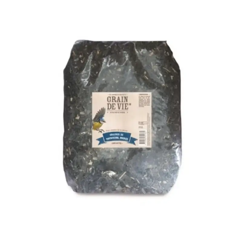 Graines de tournesol noires pour oiseaux Grain de Vie – 5 kg Bon Plan