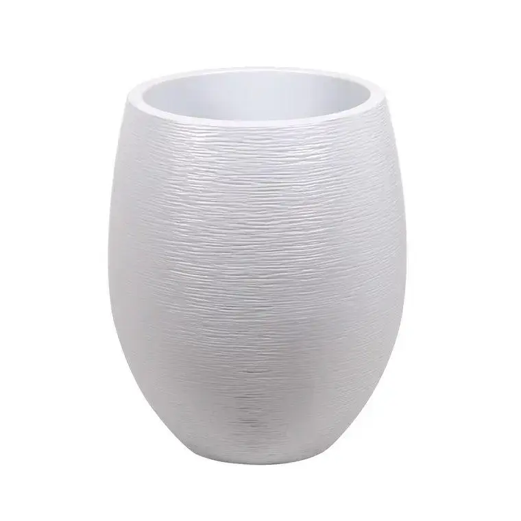 Bon Marché Pot Egg Graphit blanc cérusé – D.50 x H60
