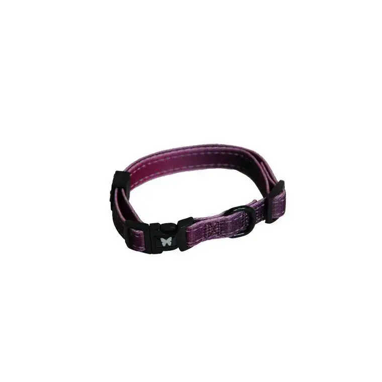 Collier chien réglable 25mm / 45-65cm bordeaux Bon Plan