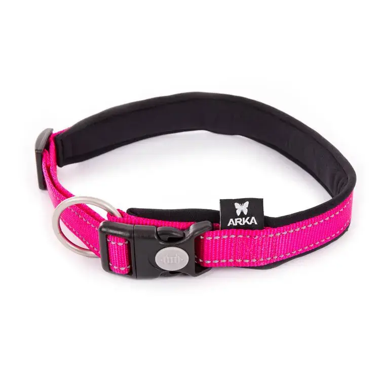 Seulement Aujourd&rsquo;hui Collier Neo+ rose pour chien 2×40/45 cm