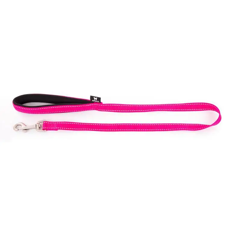Satisfait Ou Remboursé Laisse Neo+ pour chien coloris rose 2×100 cm