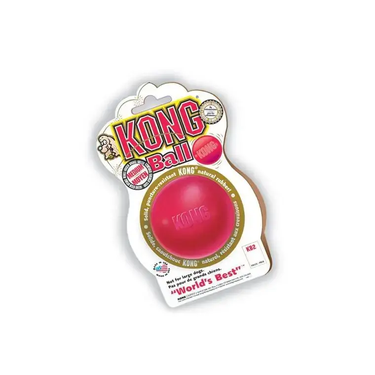 Commander Maintenant Jouet Chien Kong 6cm ball Medium rouge