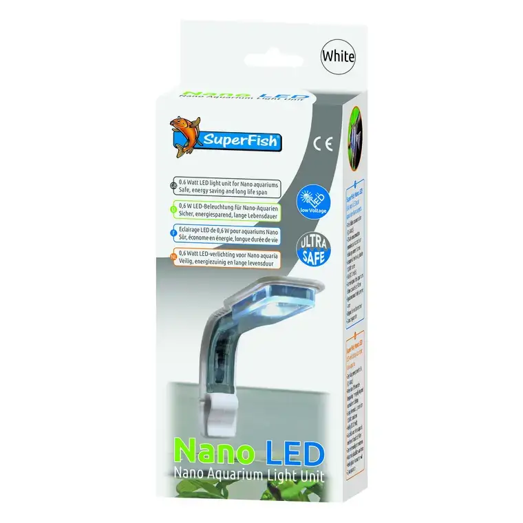 Dernier Modèle Éclairage Nano Led Blanc 0,6 W. 9,5×5,5×20 cm