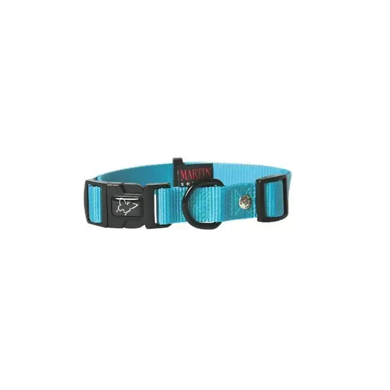 Prix Cassé Collier chien réglable 25mm / 45-65cm bleu