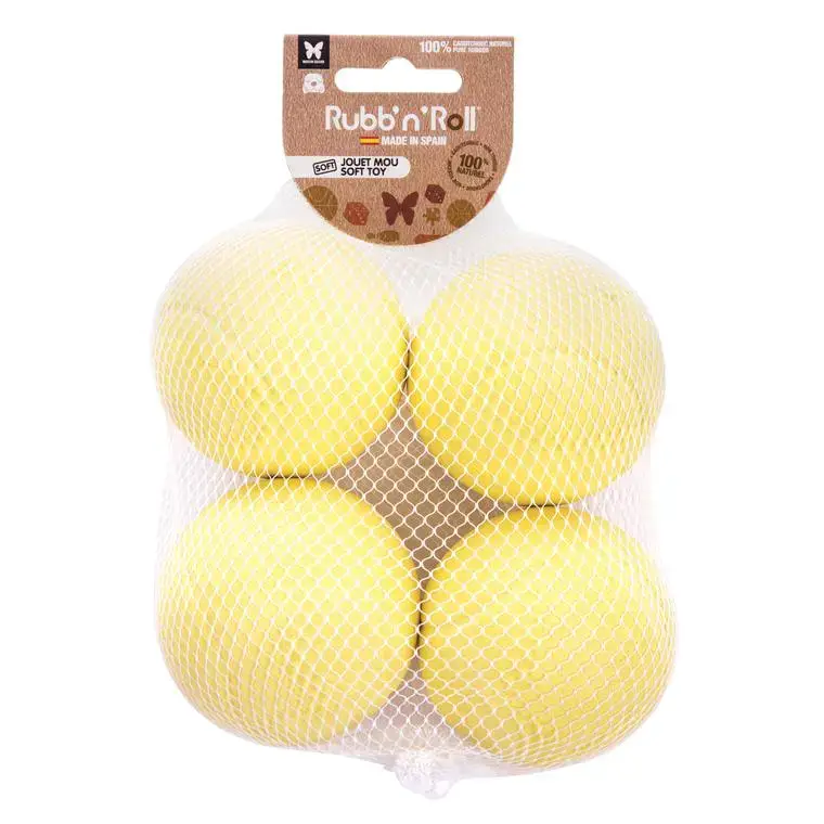 Acheter Direct Filet de 4 balles Rubb&rsquo;N&rsquo;Soft jaune – taille M