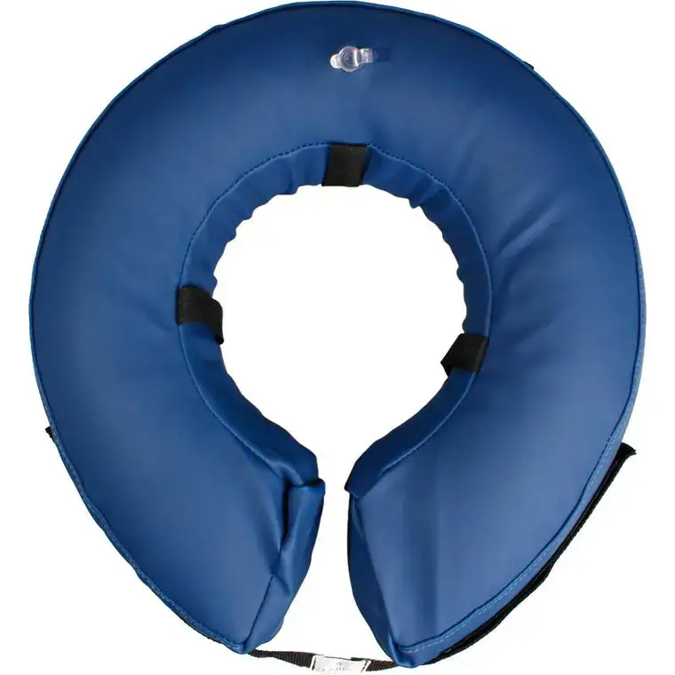Collerette gonflable pour chien coloris bleue taille XL – Ø60/80 cm Promotion
