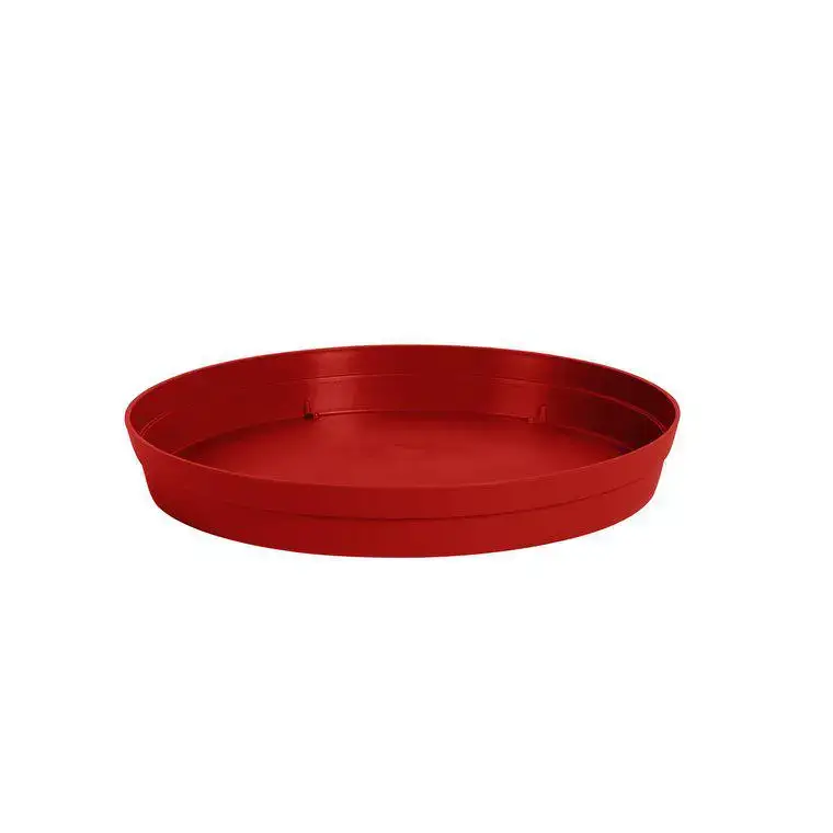 Commander Maintenant Soucoupe Toscane couleur rouge rubis – Ø 28 cm x H4,5 cm