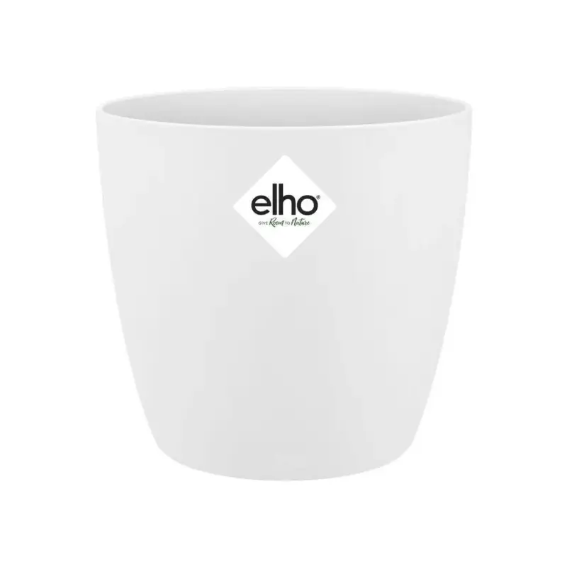 Cache-pot en polypropylène Elho Brussels rond mini blanc – Ø 7 cm Offre Exclusive