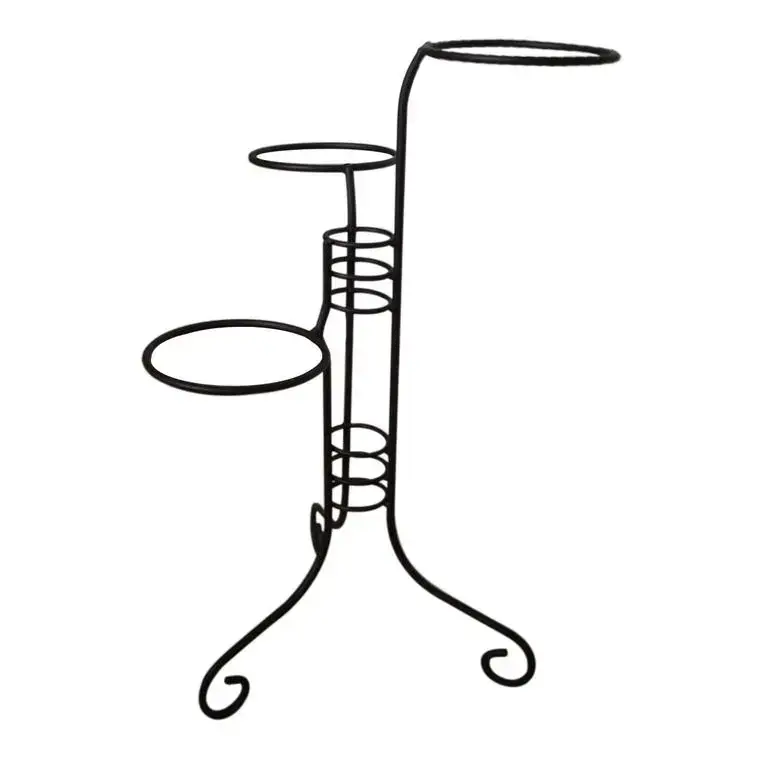 Nouveauté Porte-plantes 3 pots gris