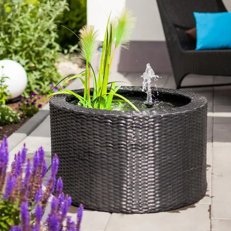 Satisfait Ou Remboursé Bassin pour Patio solaire en rotin