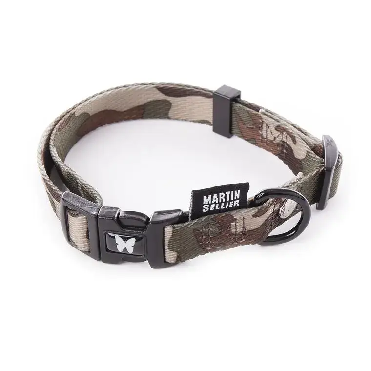 Collier Camouflage marron pour chien – 2×40/55 cm Prix Promo