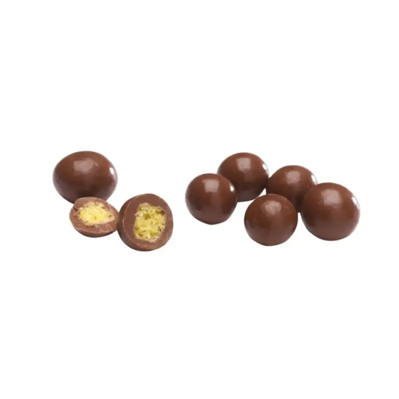 Expédition Rapide Billes de maïs soufflé enrobées de chocolat au lait – Prix au kilo