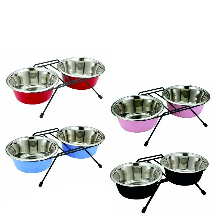 Gamelle double pour chien – 2 x 1 890 ml Affaire À Saisir