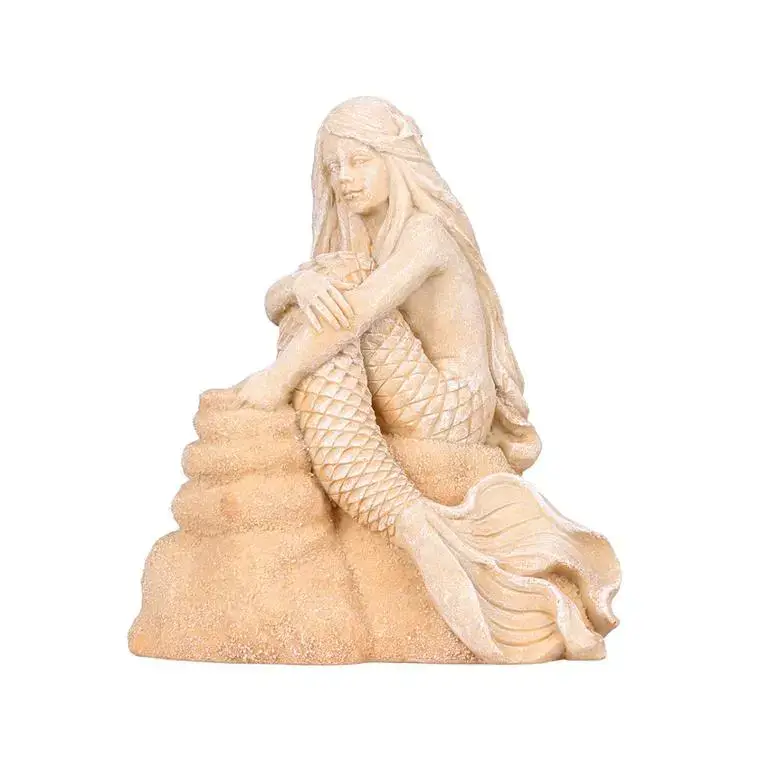 Décor d’aquarium sirène Ariel beige Europet Aqua Della grand modèle– 20,5 cm Bon Plan