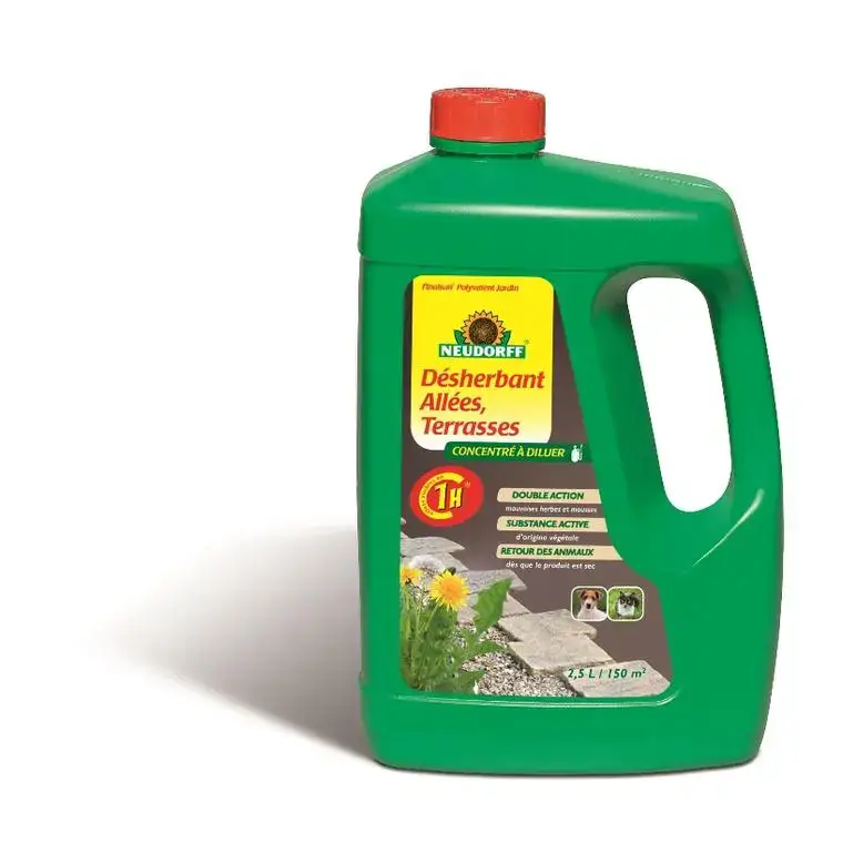 Désherbant pour cours et allées en bidon Neudorff Finalsan – 2,5 L Acheter En Ligne