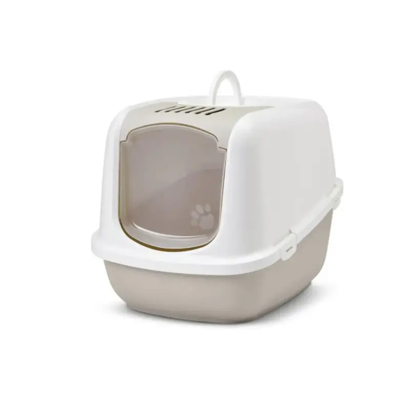 Maison de toilette pour chat Nestor Jumbo beige Retour Gratuit