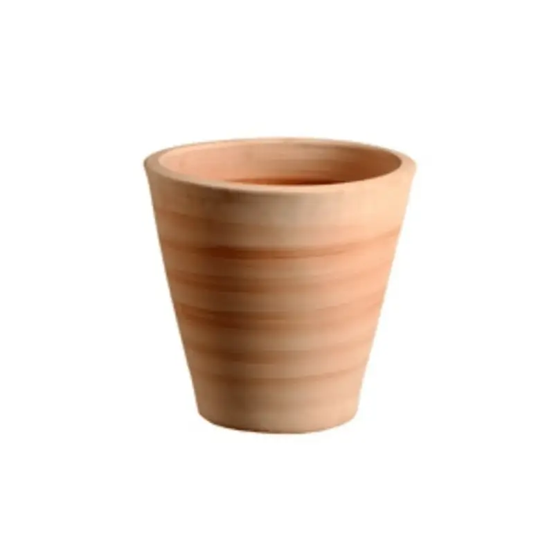 Expédié Aujourd&rsquo;hui Pot Cuvier contemporainen terre claire H 32 x Ø 31 cm