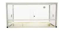 Réduction Terrarium pour reptile coloris blanc en aluminium Reptile Planet Élégance – 100 x 45 x 50 cm