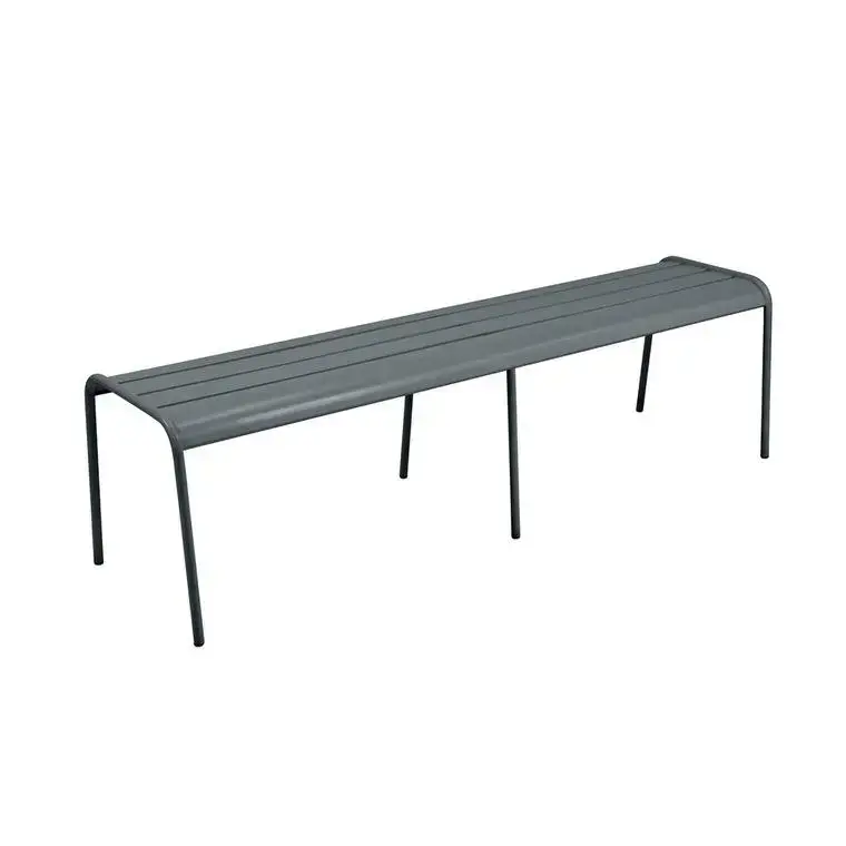 Banc de jardin 3 à 4 places coloris gris orage Monceau Fermob – 160 cm Must-Have