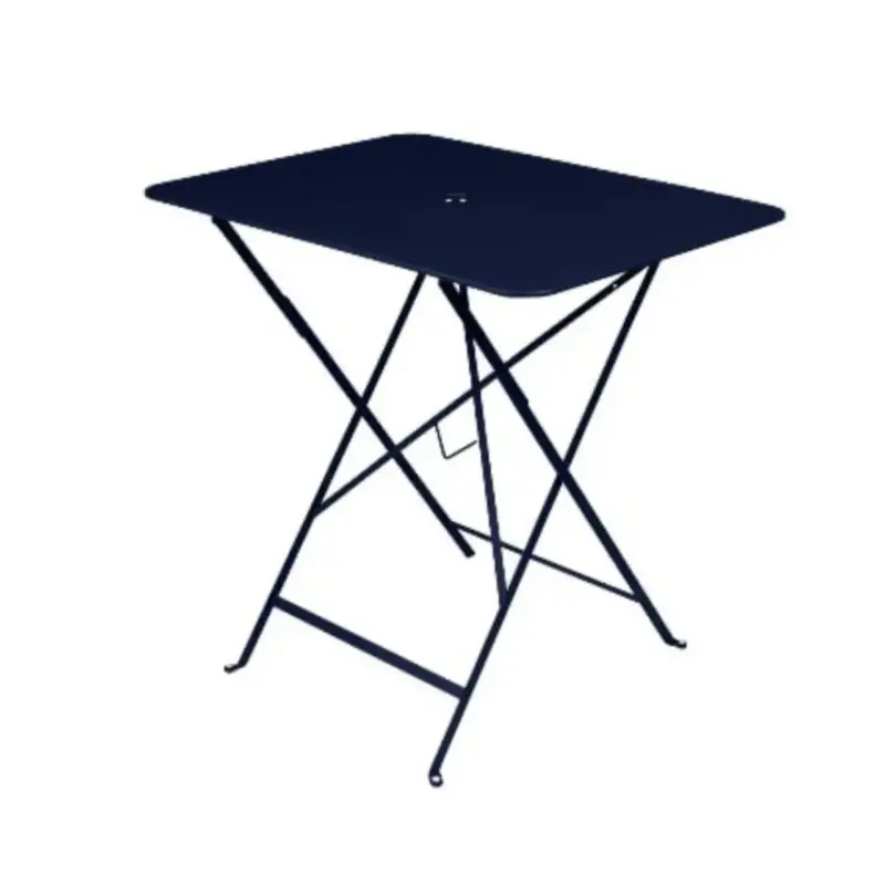 Table pliante en acier coloris bleu abysse collection Bistro Fermob – 77 x 57 x 74 cm Livraison Express