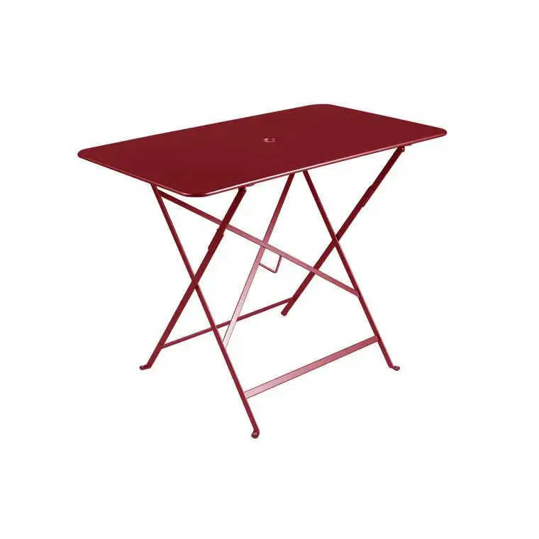 Jusqu&rsquo;à Épuisement Des Stocks Table pliante en acier coloris piment Bistro Fermob – 97 x 57 x 74 cm