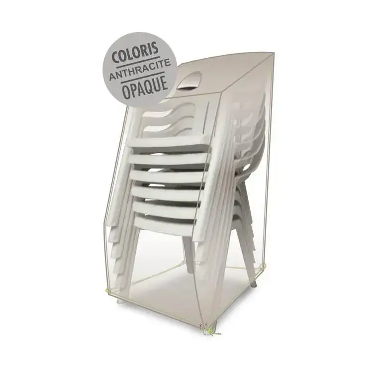 Housse pour chaises de coloris anthracite en polyester Achetez Aujourd&rsquo;hui