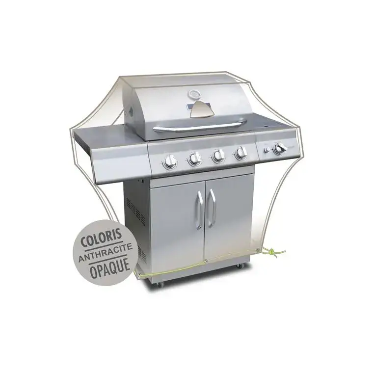 Housse barbecue de coloris anthracite Solde