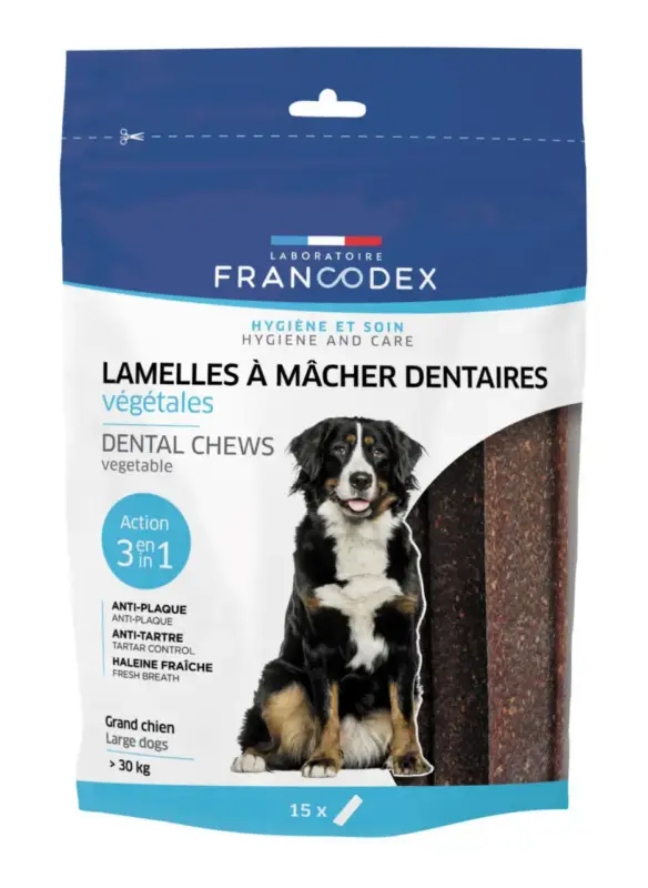 Promotion Lamelles chiens +30kg Francodex X10