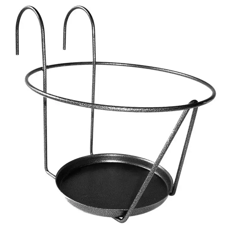 Porte pot soucoupe gris Ø 20/22 cm Haute Qualité