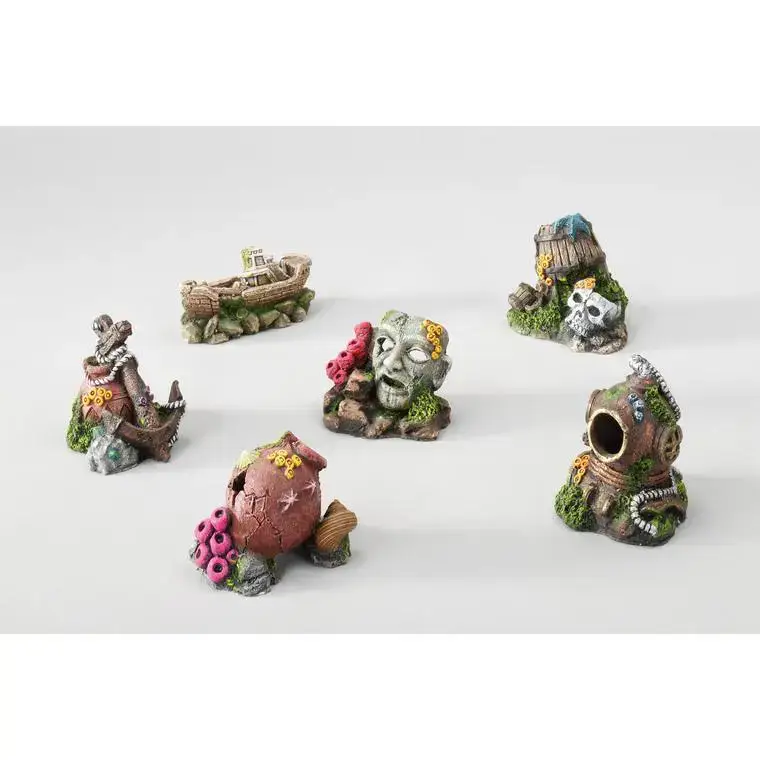 Meilleur Choix Décors assortis pour aquarium 7 à 10 cm