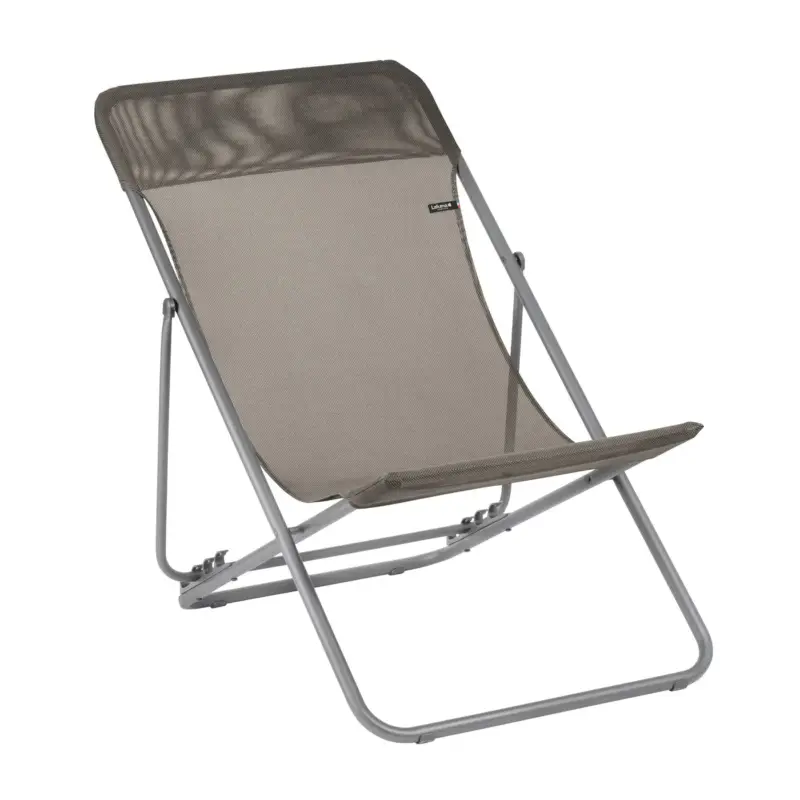 Prix Réduit Maxi transat gris 94 x 62 x 83 cm