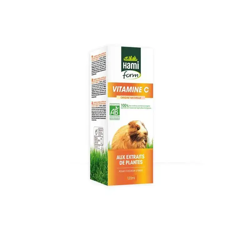 Solde Vitamine C bio pour cochon d’inde en flacon de 120 ml