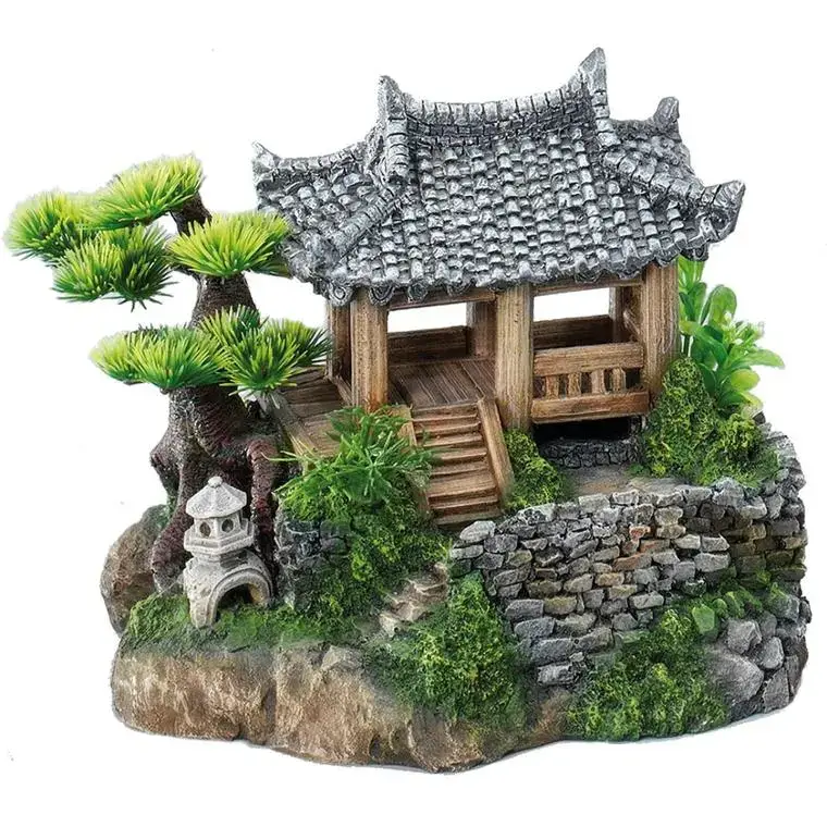 Commander Vite Décor d’aquarium Europet Korean cottage – 22,5 cm