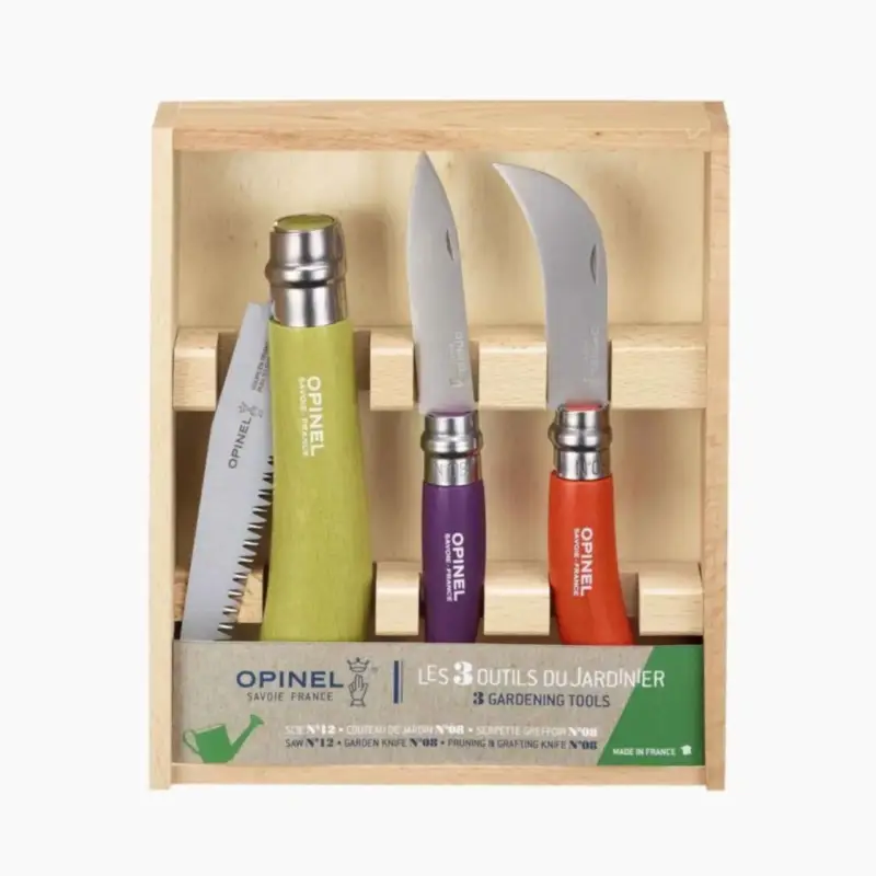Meilleure Vente Coffret – Les 3 outils du jardinier Opinel