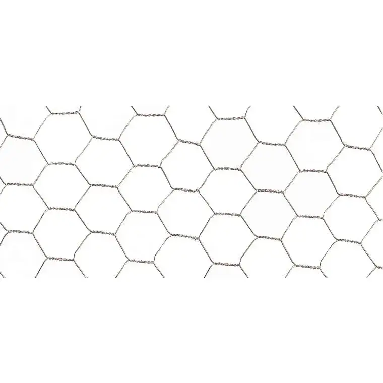 Offre Limitée Grillage Galvanex maille hexagonale 1,9 cm Métal galvanisé Gris L5 m x H50 cm
